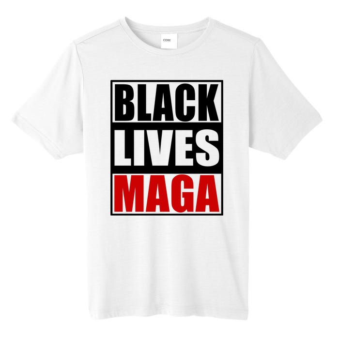 Protrump Black Lives Maga Tall Fusion ChromaSoft Performance T-Shirt