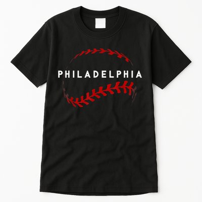 Philly Baseball Lovers Vintage Baseball Fans Tall T-Shirt