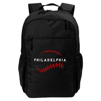 Philly Baseball Lovers Vintage Baseball Fans Backpack