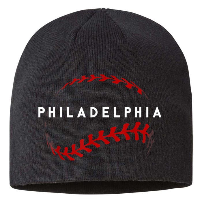 Philly Baseball Lovers Vintage Baseball Fans Sustainable Beanie