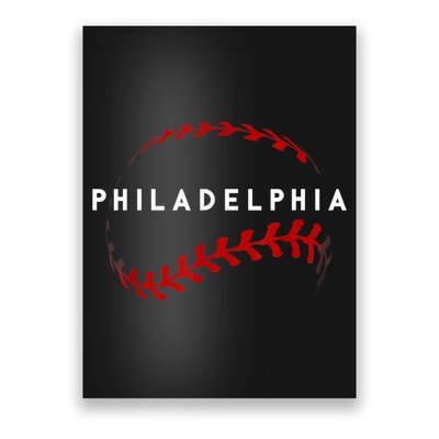 Philly Baseball Lovers Vintage Baseball Fans Poster