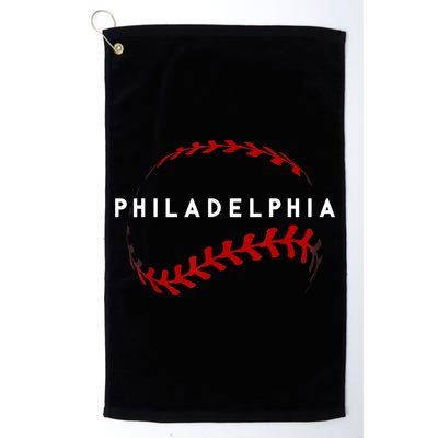 Philly Baseball Lovers Vintage Baseball Fans Golf Towel