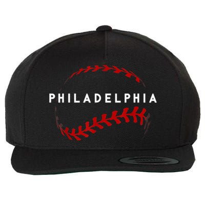 Philly Baseball Lovers Vintage Baseball Fans Wool Snapback Cap