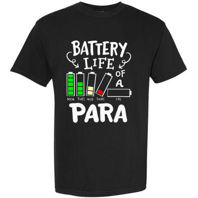 Para Battery Life Of A Para Garment-Dyed Heavyweight T-Shirt