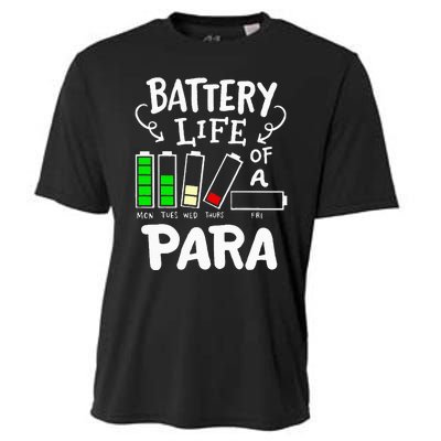 Para Battery Life Of A Para Cooling Performance Crew T-Shirt