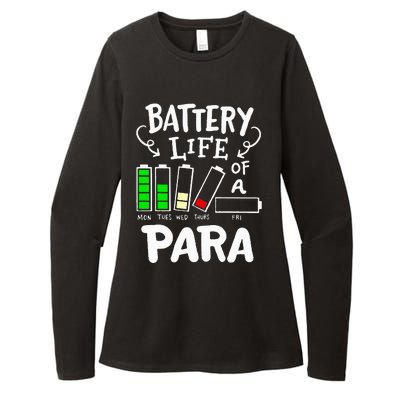 Para Battery Life Of A Para Womens CVC Long Sleeve Shirt