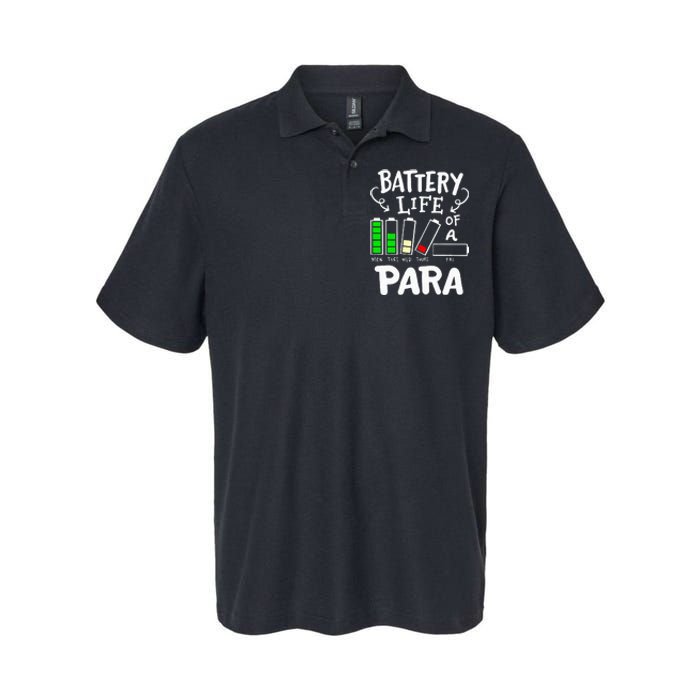 Para Battery Life Of A Para Softstyle Adult Sport Polo