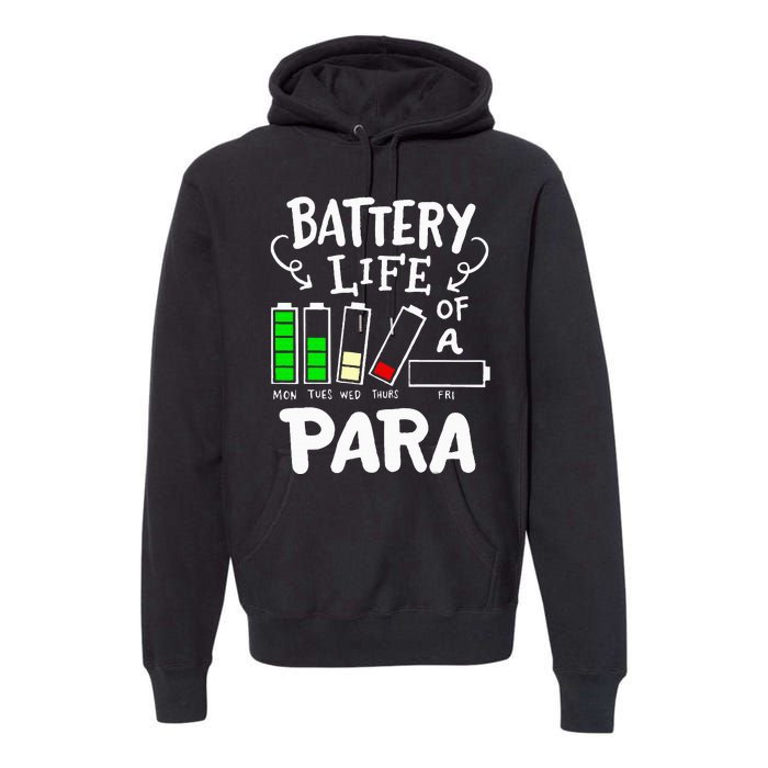 Para Battery Life Of A Para Premium Hoodie