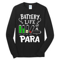 Para Battery Life Of A Para Tall Long Sleeve T-Shirt