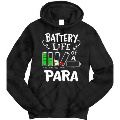 Para Battery Life Of A Para Tie Dye Hoodie