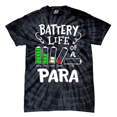 Para Battery Life Of A Para Tie-Dye T-Shirt