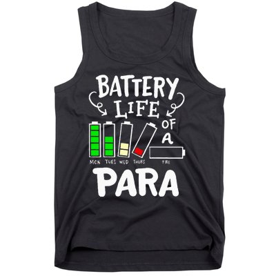 Para Battery Life Of A Para Tank Top