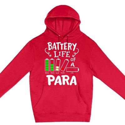 Para Battery Life Of A Para Premium Pullover Hoodie