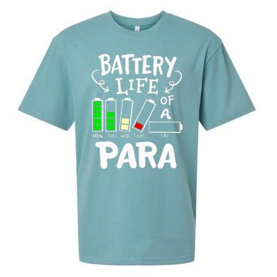 Para Battery Life Of A Para Sueded Cloud Jersey T-Shirt