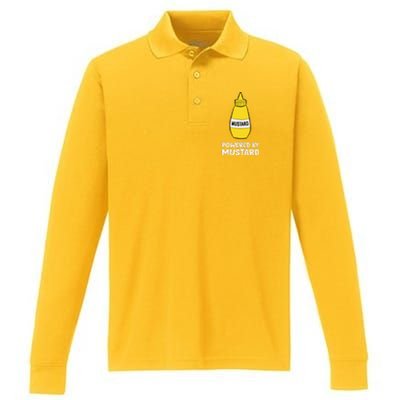 Powered By Mustard Performance Long Sleeve Polo