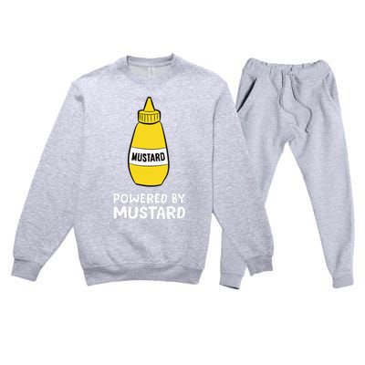 Powered By Mustard Premium Crewneck Sweatsuit Set