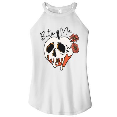 Poison Bite Me Wicked Apple Aesthetic Halloween Women’s Perfect Tri Rocker Tank