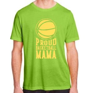 Proud Basketball Mama Mom Mother Gift Adult ChromaSoft Performance T-Shirt