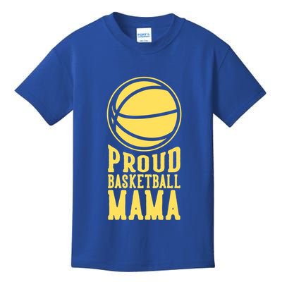 Proud Basketball Mama Mom Mother Gift Kids T-Shirt