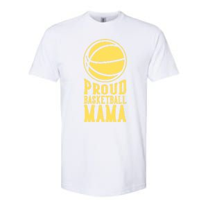 Proud Basketball Mama Mom Mother Gift Softstyle CVC T-Shirt