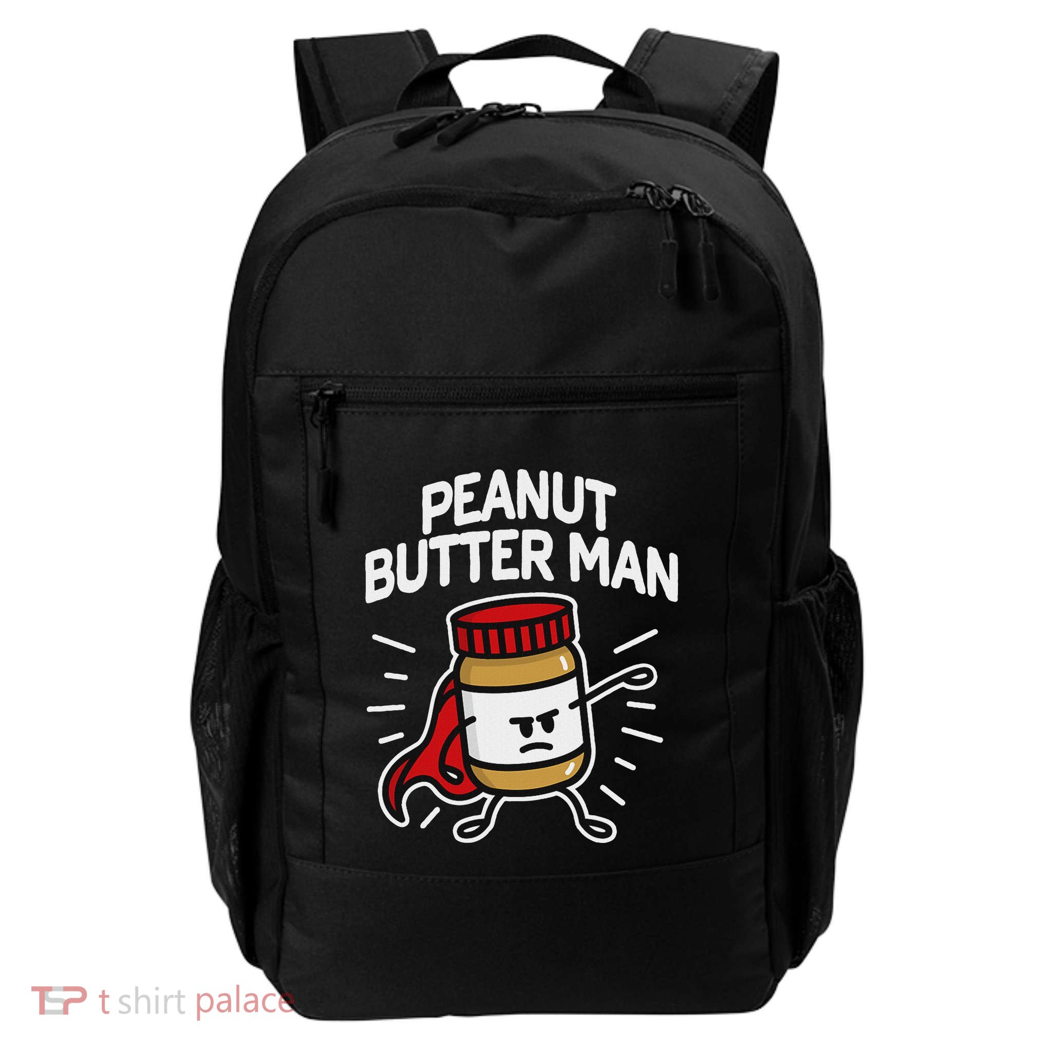Peanut Butter Man Peanut Butter Peanut Cream Superhero Daily Commute Backpack