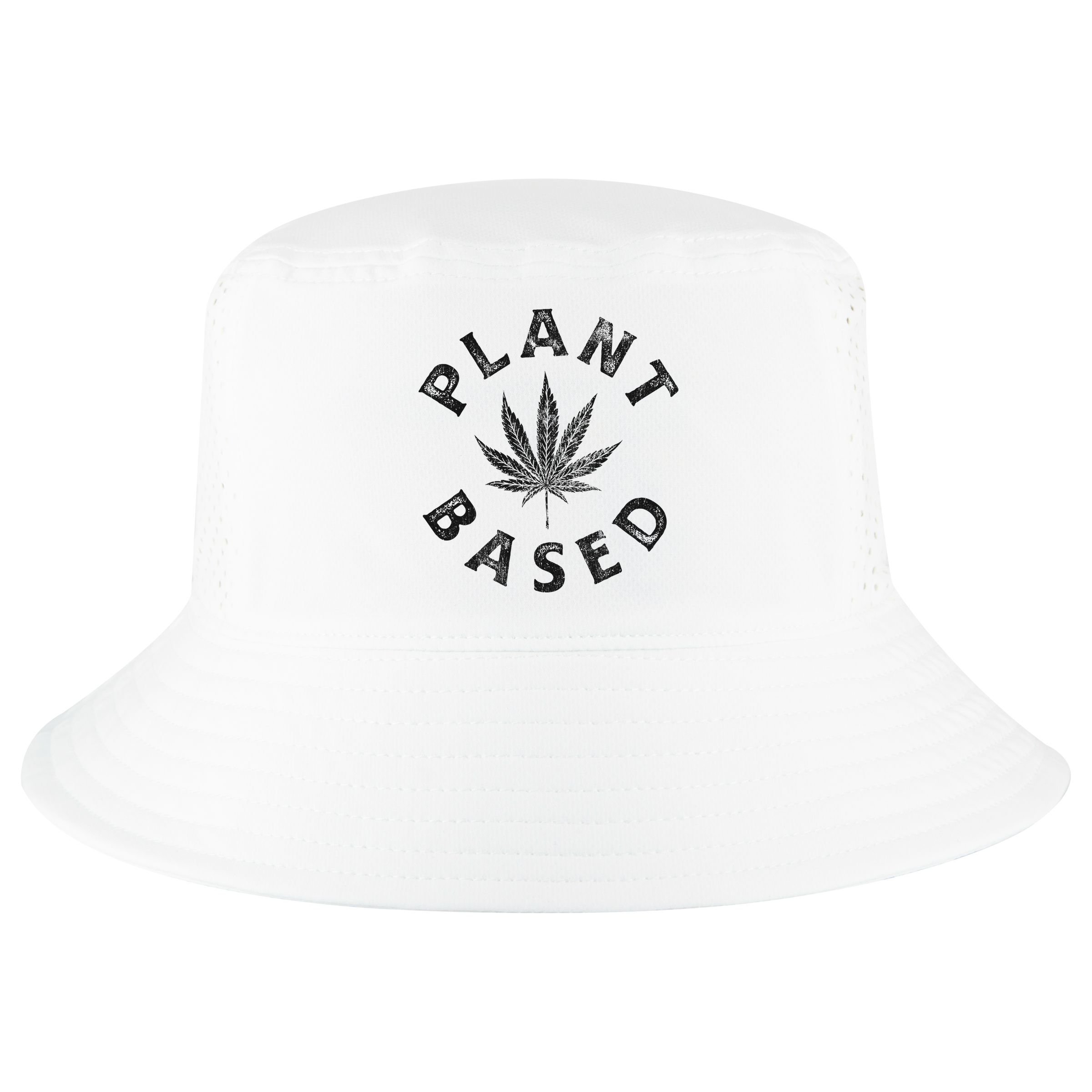 Plant Based Marijuana Leaf Weed Cannabis Pot Smoker Cool Comfort Performance Bucket Hat