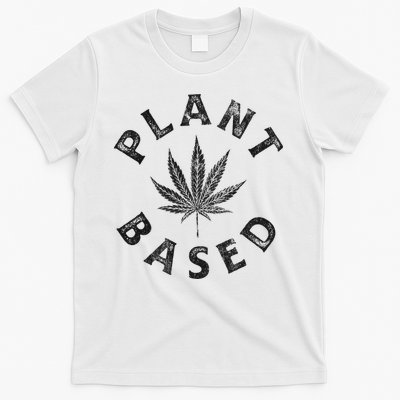 Plant Based Marijuana Leaf Weed Cannabis Pot Smoker T-Shirt