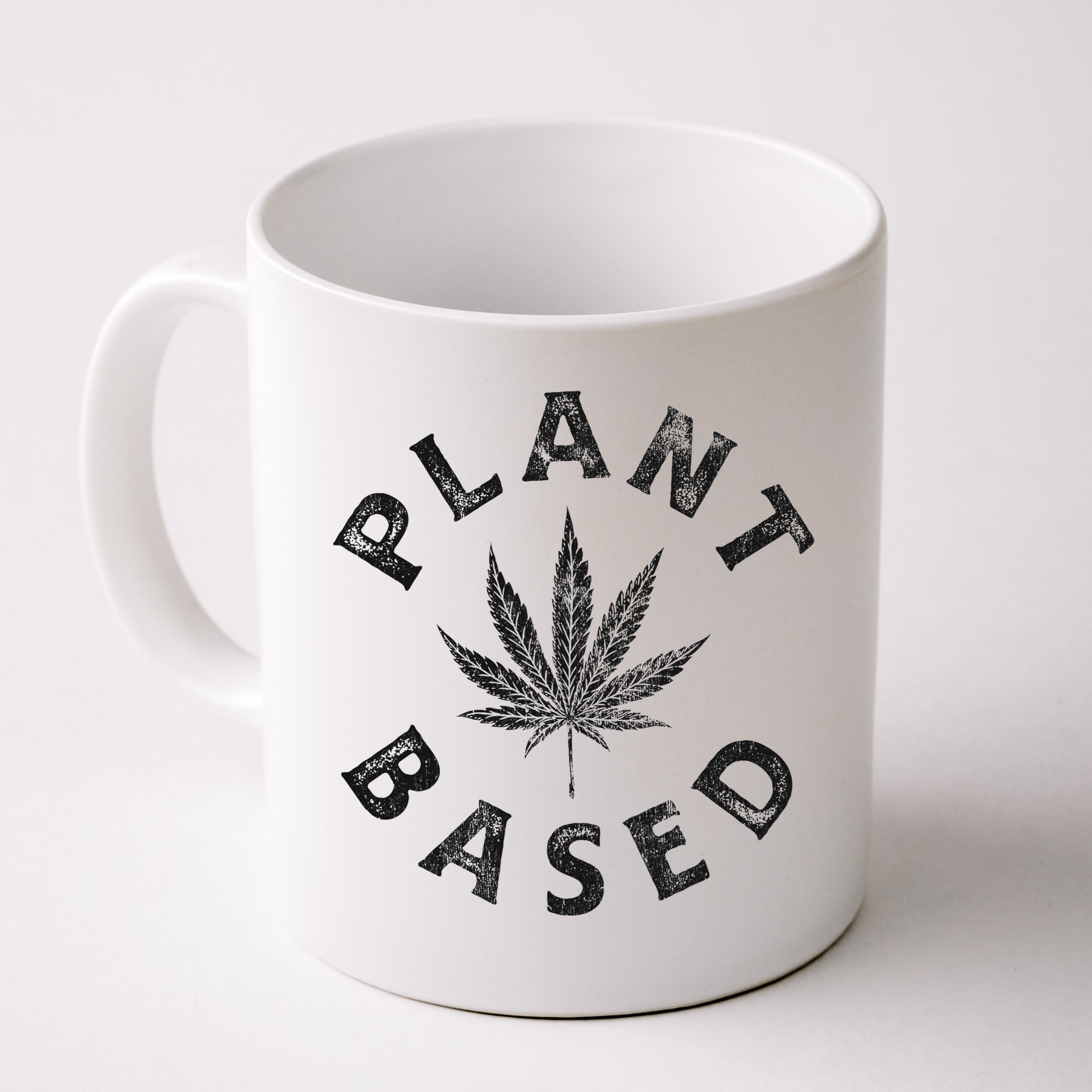 Plant Based Marijuana Leaf Weed Cannabis Pot Smoker Mug