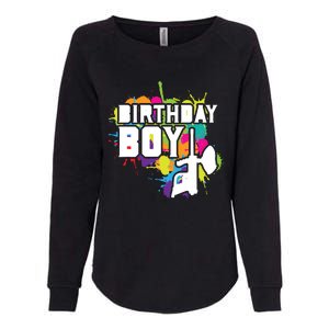 Paintball Birthday Matching Family Set Outfit Premium Womens California Wash Sweatshirt