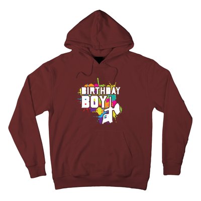 Paintball Birthday Matching Family Set Outfit Premium Hoodie