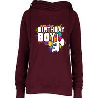 Paintball Birthday Matching Family Set Outfit Premium Womens Funnel Neck Pullover Hood