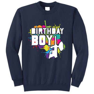 Paintball Birthday Matching Family Set Outfit Premium Sweatshirt