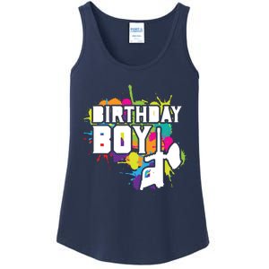 Paintball Birthday Matching Family Set Outfit Premium Ladies Essential Tank