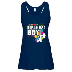 Paintball Birthday Matching Family Set Outfit Premium Ladies Essential Flowy Tank