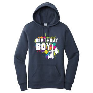 Paintball Birthday Matching Family Set Outfit Premium Women's Pullover Hoodie