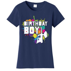 Paintball Birthday Matching Family Set Outfit Premium Women's T-Shirt