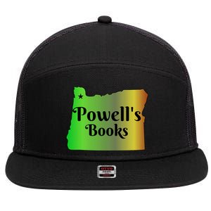 Powell's Books Mine Debbie Tee 7 Panel Mesh Trucker Snapback Hat