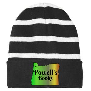 Powell's Books Mine Debbie Tee Striped Beanie with Solid Band