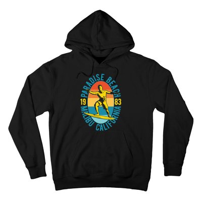 Paradise Beach Malibu California Hoodie