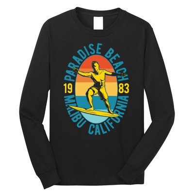 Paradise Beach Malibu California Long Sleeve Shirt