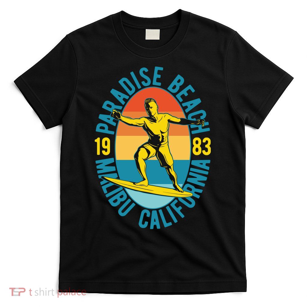 Paradise Beach Malibu California T-Shirt