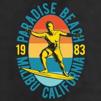 Paradise Beach Malibu California 11oz C Handle Ceramic Mug