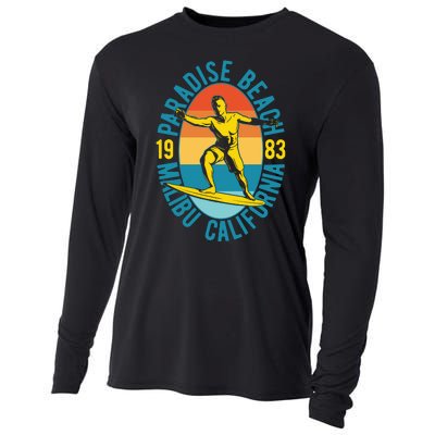 Paradise Beach Malibu California Cooling Performance Long Sleeve Crew