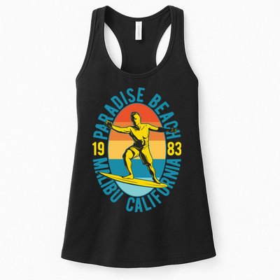 Paradise Beach Malibu California Womens Tank Top