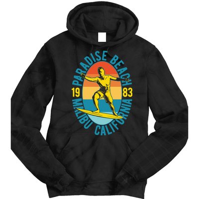 Paradise Beach Malibu California Tie Dye Hoodie
