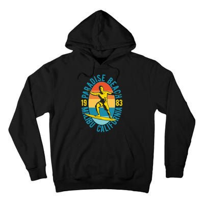 Paradise Beach Malibu California Tall Hoodie