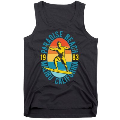 Paradise Beach Malibu California Tank Top