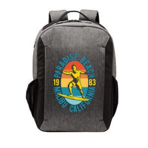 Paradise Beach Malibu California Vector Backpack