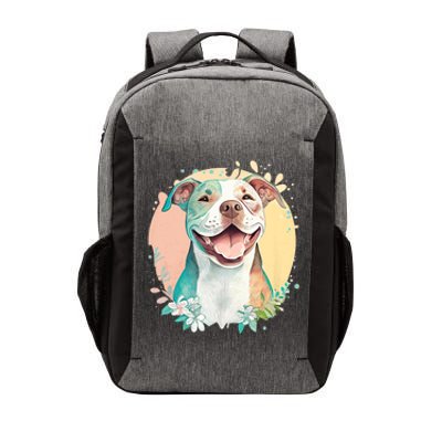 Pit Bull Mom Dog Lover Colorful Artistic Pitbull Owner Women Vector Backpack