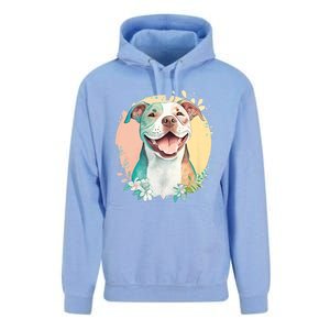 Pit Bull Mom Dog Lover Colorful Artistic Pitbull Owner Women Unisex Surf Hoodie